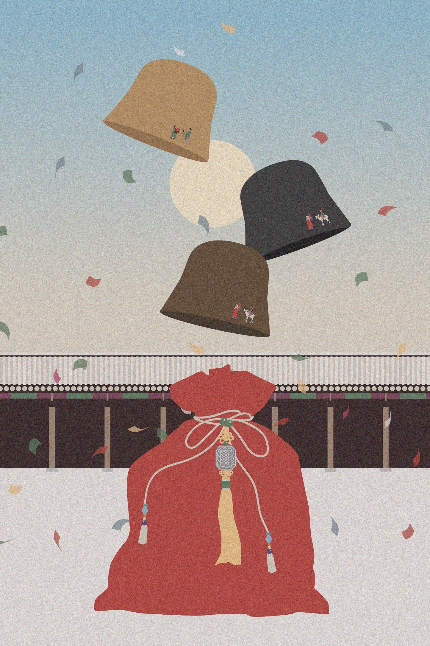 Joseon Christmas Bucket Hat